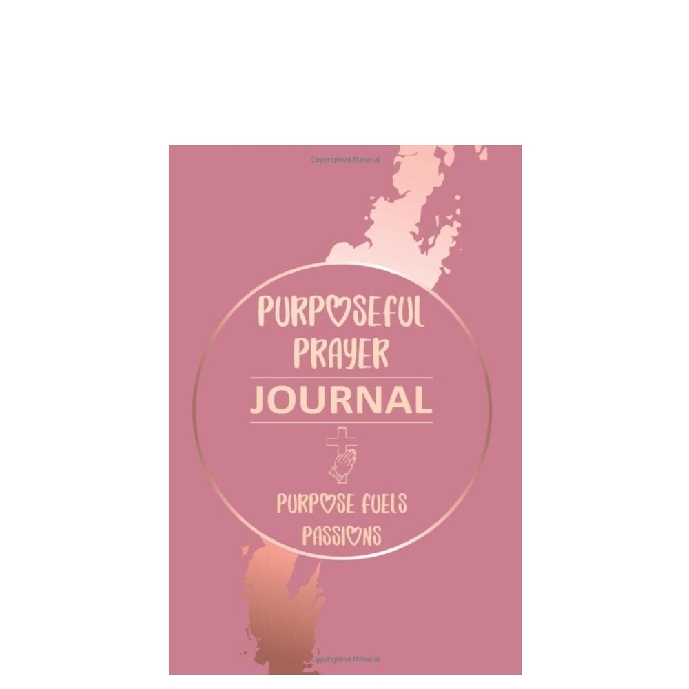 Purposeful Prayer Journal With Pink & Gold Cover